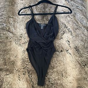 Plunge-Twist Bodysuit